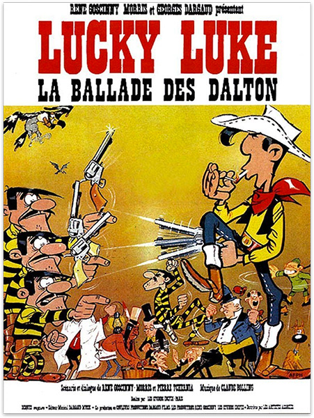 Affiche du film Lucky Luke et la Ballade des Dalton