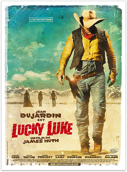 Affiche du film Lucky Luke avec Jean Dujardin
