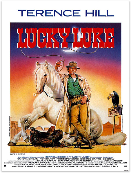 Affiche du film Lucky Luke à Terence Hill