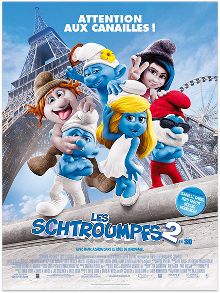 Affiche du film les Schtroumpfs 2