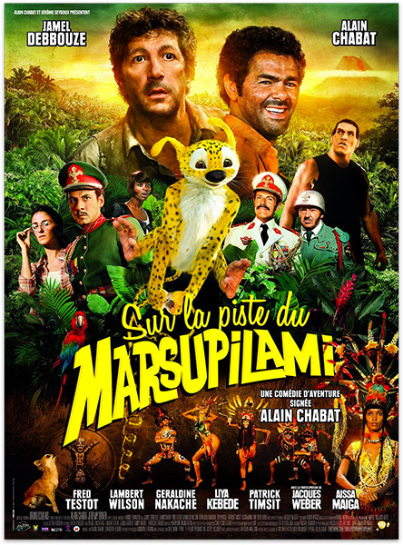 Affiche du film sur la Piste du Marsupilami