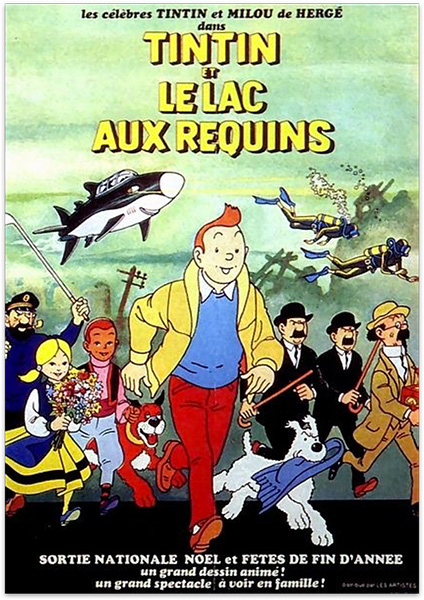 Affiche du film Tintin et le lac aux requins