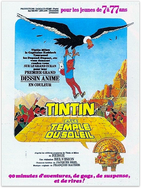 Affiche du film Tintin et le temple du Soleil